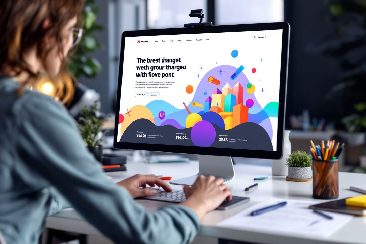 Création de pages de destination : création de pages de destination (landing page) optimisées pour maximiser les conversions